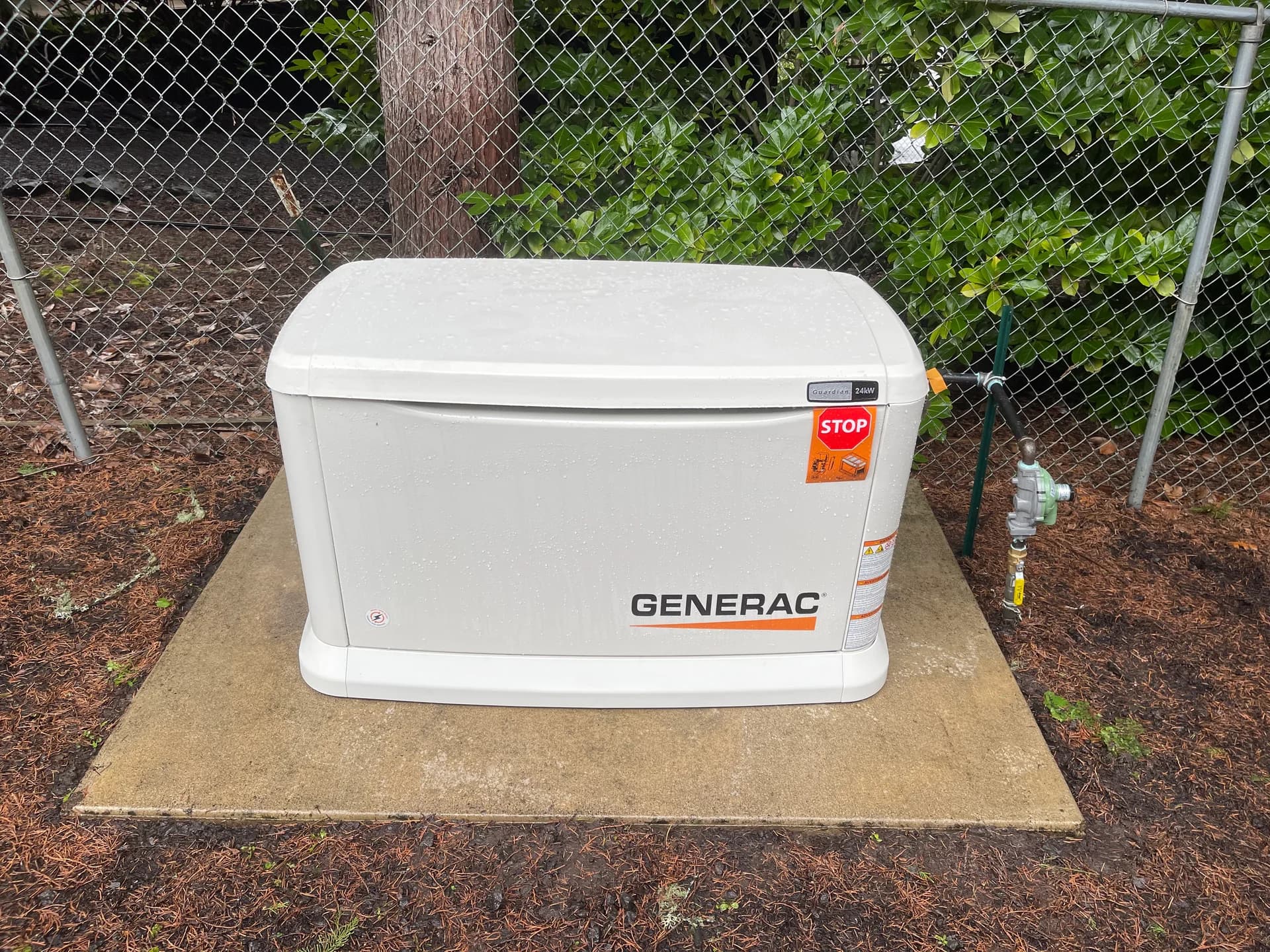 Generac whole-home standby generator installed and commissioned — Southern Oregon